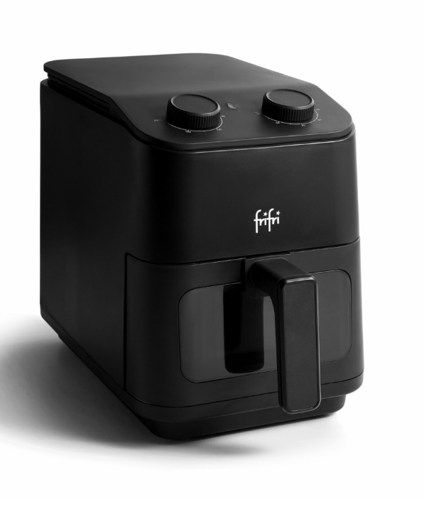 FRIFRI Airfryer Friteuse Sans Huile Slim 5L Noir Mat